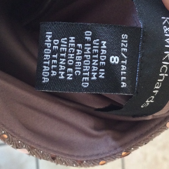 Beautiful sequins dress mocha gold - Picture 7 of 12